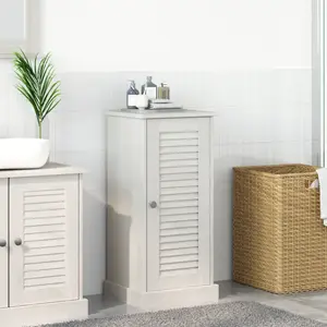 vidaXL Cabinet de salle de bain Blanc antique 37 x 34 x 80 cm MDF pas cher