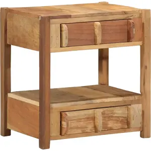 Comparateur de prix : vidaXL Table D'appoint Vidaxl 43x32x46 Cm En Bois Massif Recyclé