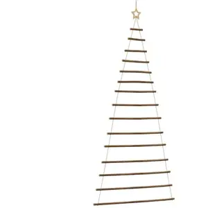 vidaXL Arbre de noël suspendu et étoile supérieure 100x210 cm pas cher