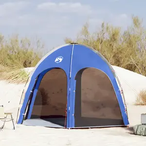 vidaXL Tente de piscine Bleu Azur 366x305 cm Imperméable pas cher