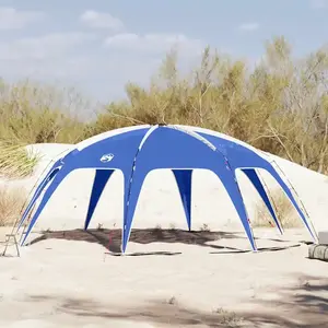 vidaXL Tente de fête bleu azuré imperméable pas cher