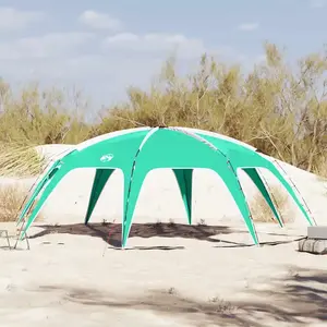 vidaXL Tente de fête vert de mer imperméable pas cher