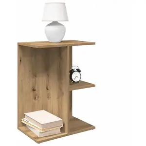 vidaXL Tables de chevet 2 pcs chêne artisanal bois d'ingénierie pas cher