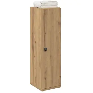 vidaXL Meuble de salle de bain avec porte-rouleau chêne artisanal pas cher