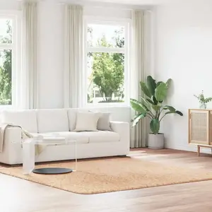 Comparateur de prix : vidaXL Tapis shaggy à poils longs NAVARRA beige 240x240 cm polyester