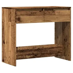 Comparateur de prix : Vidaxl - Table console vieux bois 89x41x76,5 cm bois d'ingénierie Old wood
