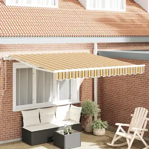 vidaXL - Inklapbare - Luifel - Multikleur - 350 - x - 250 - cm - Stof pas cher