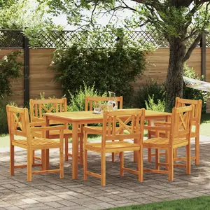 vidaXL Chaises de jardin 6 pcs 56x55.5x90 cm Bois massif d'acacia pas cher