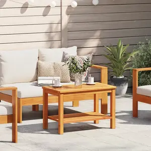 vidaXL Vidaxl Table Basse 90x50x45 Cm En Bois D'acacia Massif pas cher