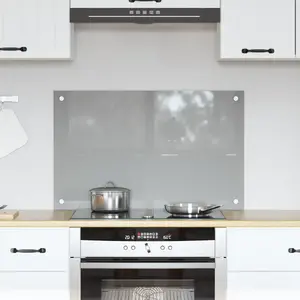 Comparateur de prix : vidaXL Protection de cuisine Gris clair 80 x 50 cm verre trempé