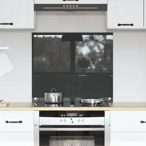 Comparateur de prix : vidaXL Protection de cuisine Gris foncé 70 x 60 cm verre trempé