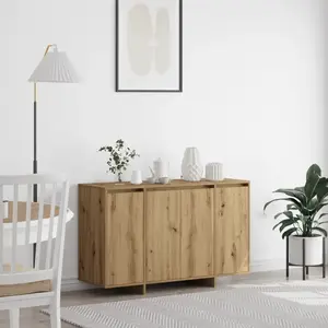 vidaXL Buffet chêne artisanal 120 x 41 x 75 cm Bois d'ingénierie