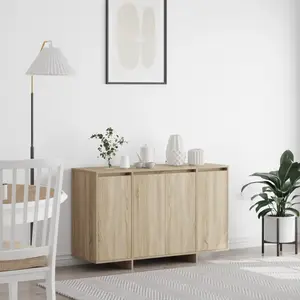 vidaXL Buffet Chêne sonoma 120 x 41 x 75 cm Bois d'ingénierie