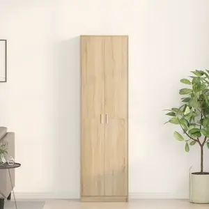 Comparateur de prix : vidaXL Vidaxl Garde-Robe Chêne Sonoma 55x25x189 Cm Bois D'ingénierie