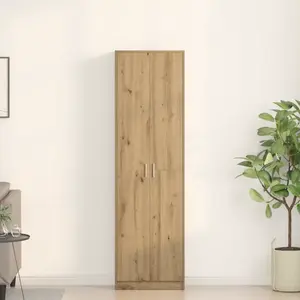 Comparateur de prix : vidaXL Vidaxl Garde-Robe Chêne Artisan 55x25x189 Cm Bois D'ingénierie