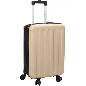 vidaXL Valise pliable en coque rigide 20" Champagne 34x23x55,5 cm ABS pas cher