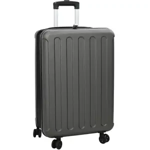 vidaXL valise pliable coque rigide 24'' gris foncé 43x27x66 cm ABS pas cher