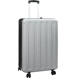 Comparateur de prix : vidaXL Valise pliable coque rigide 28'' argent 50x30x76 cm ABS