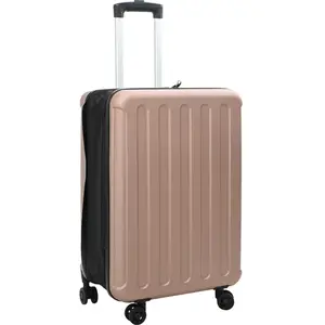 Comparateur de prix : vidaXL Valise pliable en coque dure 24'' rose doré 43x27x66 cm ABS