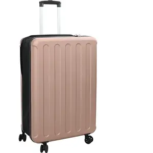 vidaXL Valise pliable à coque rigide 28'' rose doré 50x30x76 cm ABS pas cher