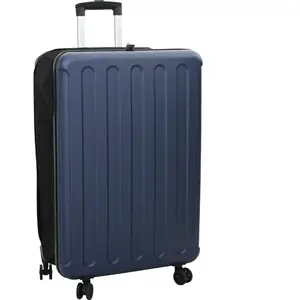 vidaXL Valise pliable Coquille dure 28" Bleu foncé 50x30x76 cm ABS pas cher