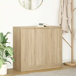 vidaXL Buffet chêne sonoma 85x34x76 cm bois d'ingénierie pas cher