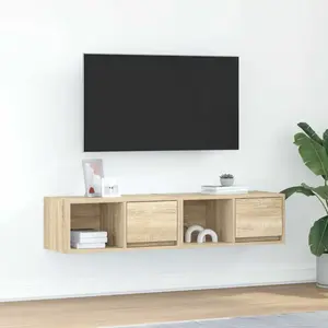 Comparateur de prix : vidaXL Meubles TV 2 pcs chêne sonoma 60x31x25,5 cm bois d'ingénierie