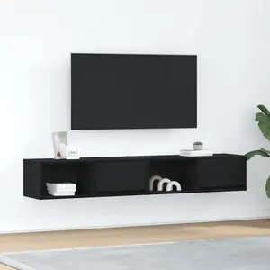 Comparateur de prix : vidaXL Meuble TV 2 pcs chêne noir 80x31x25,5 cm bois d'ingénierie