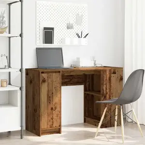 vidaXL Bureau vieux bois 120x42x76 cm bois d'ingénierie pas cher