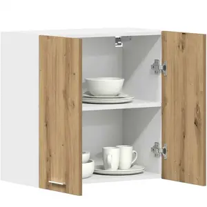 vidaXL Armoire murale de cuisine chêne artisanal 60x31x60 cm pas cher