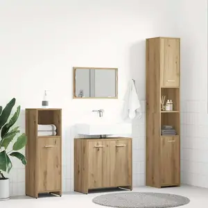 Comparateur de prix : vidaXL Ensemble de meubles salle de bain 4 pcs bois d'ingénierie