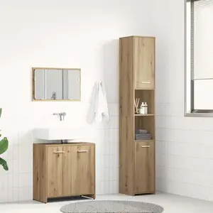 vidaXL Ensemble de meubles salle de bain 3 pcs bois d'ingénierie pas cher