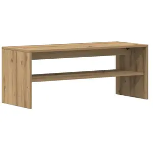 vidaXL Meuble TV chêne artisanal 100x40x40 cm bois d'ingénierie pas cher