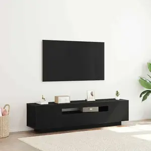 Comparateur de prix : vidaXL Meuble TV Noir 160 x 35 x 40 cm Bois d'ingénierie