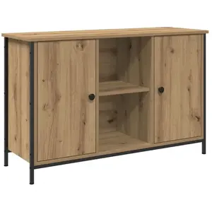 vidaXL Ensemble meuble TV Chêne artisanal 101 x 35 x 65 cm pas cher