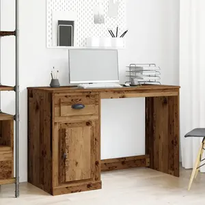 vidaXL Bureau Bois Ancien 50 x 115 x 75 cm Bois d'ingénierie