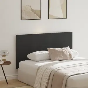 vidaXL Tête de lit Chêne noir 160 x 1,5 x 80,5 cm Bois d'ingénierie pas cher