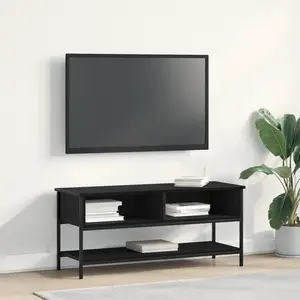 vidaXL Ensemble meuble TV Montage mural Chêne noir 100 x 35 x 45 cm pas cher