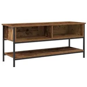 Comparateur de prix : vidaXL Ensemble meuble TV Montage mural Bois Ancien 100 x 35 x 45 cm