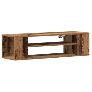 vidaXL Meuble TV Bois ancien 100 x 30 x 26,5 cm Bois d'ingénierie pas cher