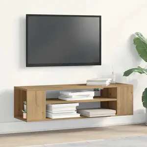 Comparateur de prix : vidaXL Meuble TV artisian oak 100 x 30 x 26,5 cm Bois d'ingénierie
