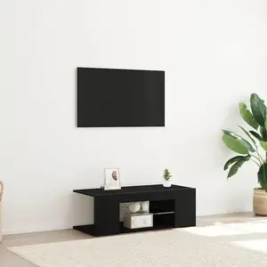 vidaXL Meuble TV Chêne noir 90 x 39 x 30 cm Bois d'ingénierie pas cher