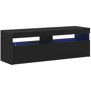vidaXL Meuble TV Chêne noir 120 x 35 x 40 cm Bois d'ingénierie pas cher