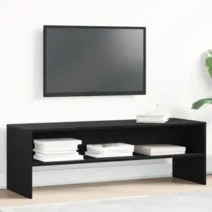 vidaXL Meuble TV chêne noir 120x40x40 cm bois d'ingénierie pas cher