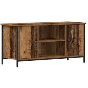 vidaXL Meuble TV Bois ancien 100 x 40 x 50 cm Bois d'ingénierie pas cher