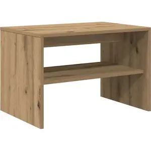 Comparateur de prix : vidaXL Meuble TV chêne artisanal 60x40x40 cm bois d'ingénierie