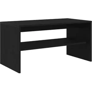 vidaXL Meuble TV chêne noir 80x40x40 cm bois d'ingénierie pas cher