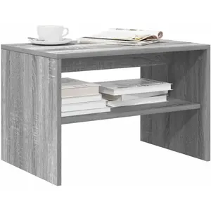 Comparateur de prix : vidaXL Meuble TV sonoma gris 60x40x40 cm bois d'ingénierie