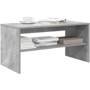 Comparateur de prix : vidaXL Meuble TV Gris cement 80 x 40 x 40 cm Aggloméré