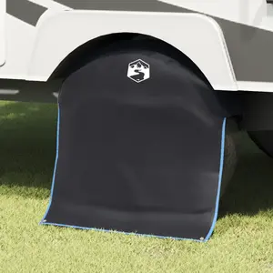 vidaXL Housse de roue 76 x 74 cm oxford pas cher